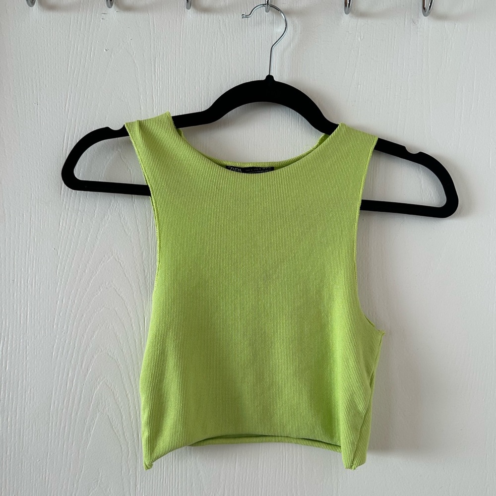 Zara / size S / green tank